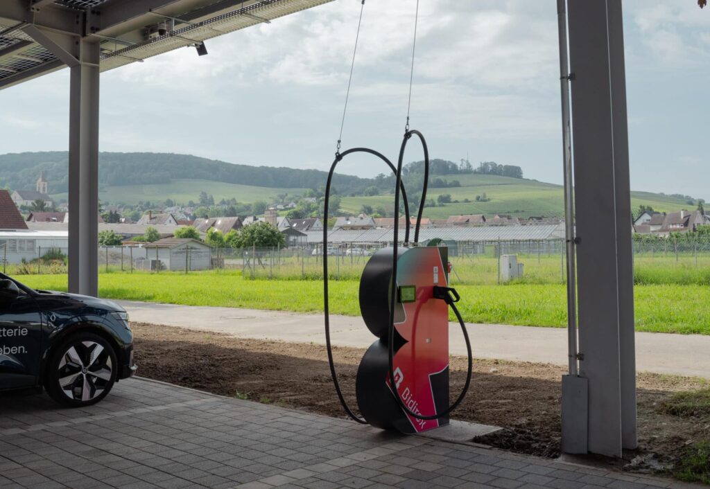 Ein AC-Ladepunkt unseres Partners Bidirex